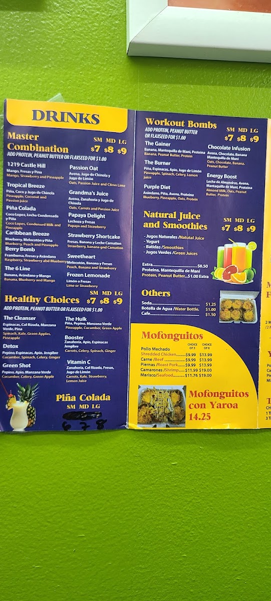 Brisas del Caribe Menu - Image 5